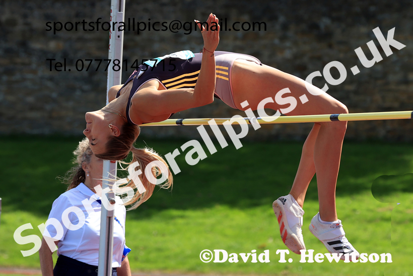 Heptathlon high jump, 2025 EAP International Combined Events, Hexham, Northumberland.  Photo: David T. Hewitson/Sports for All Pics